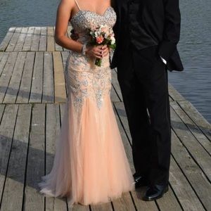 Peach Prom Dress